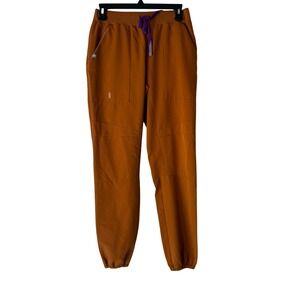 FIGS Technical Collection Jogger Scrub Pants Copper Orange‎ Size S/T